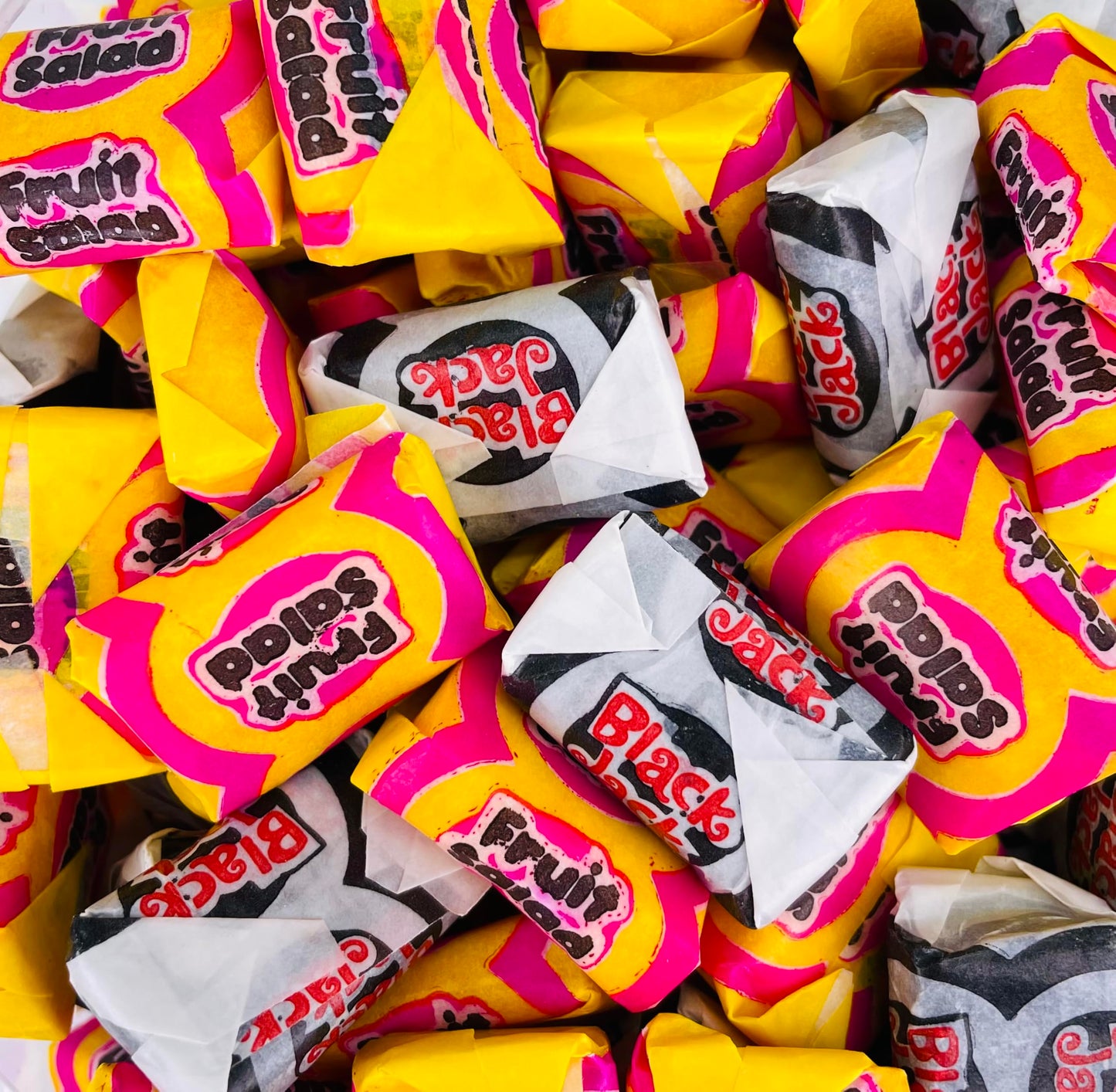 Fruit Salad & Black Jack Chews | 90g Bag