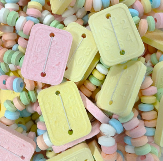 party bag sweets in clear sweet bags