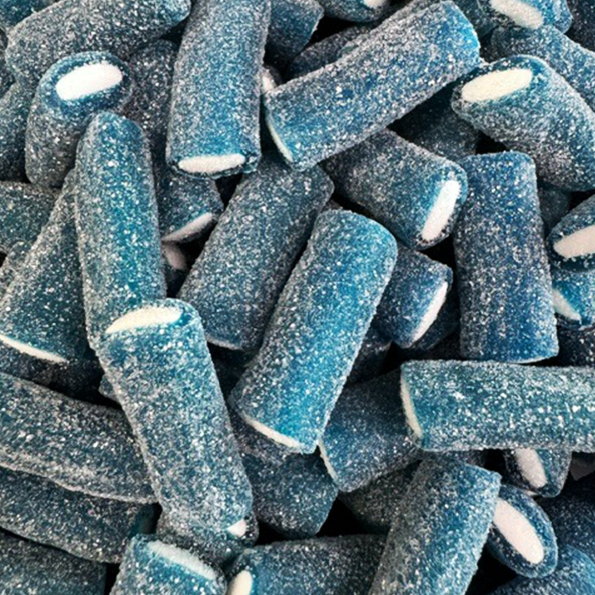 Fizzy Blue Raspberry Bites 100g
