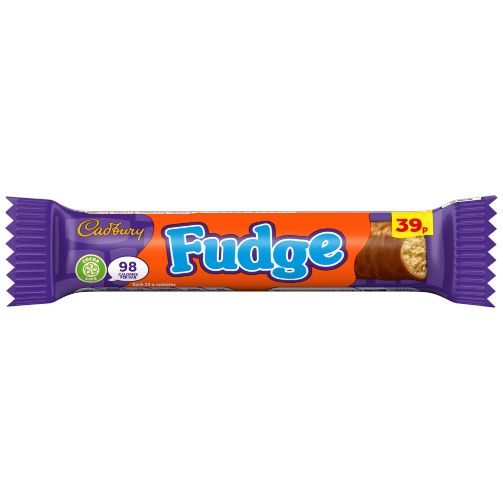 Cadbury Fudge 3 x 22g Chocolate Bar