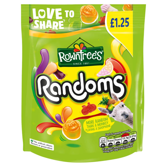 Rowntree's Randoms Sweets Sharing Pouch 120g