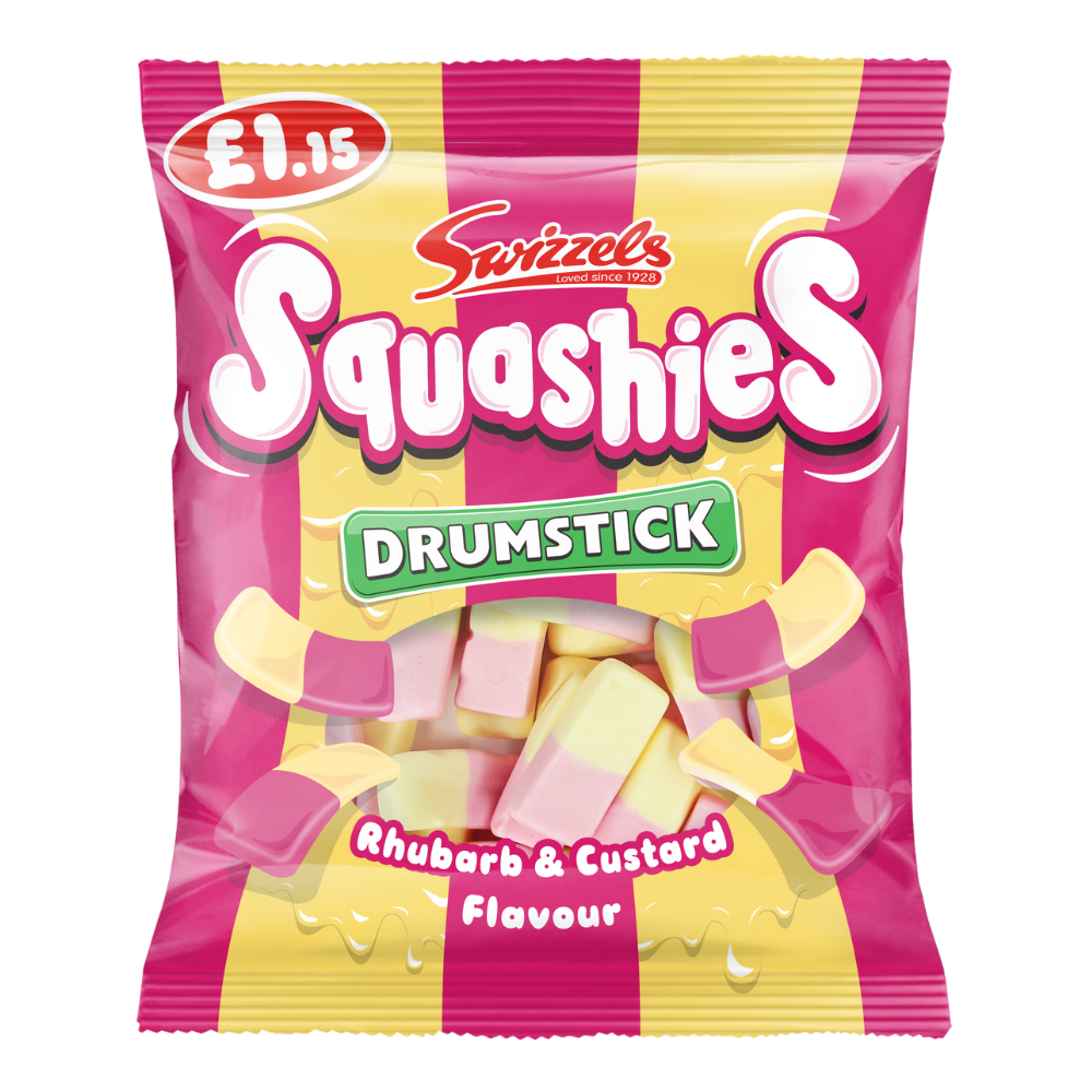 Squashies Rhubarb & Custard 120g