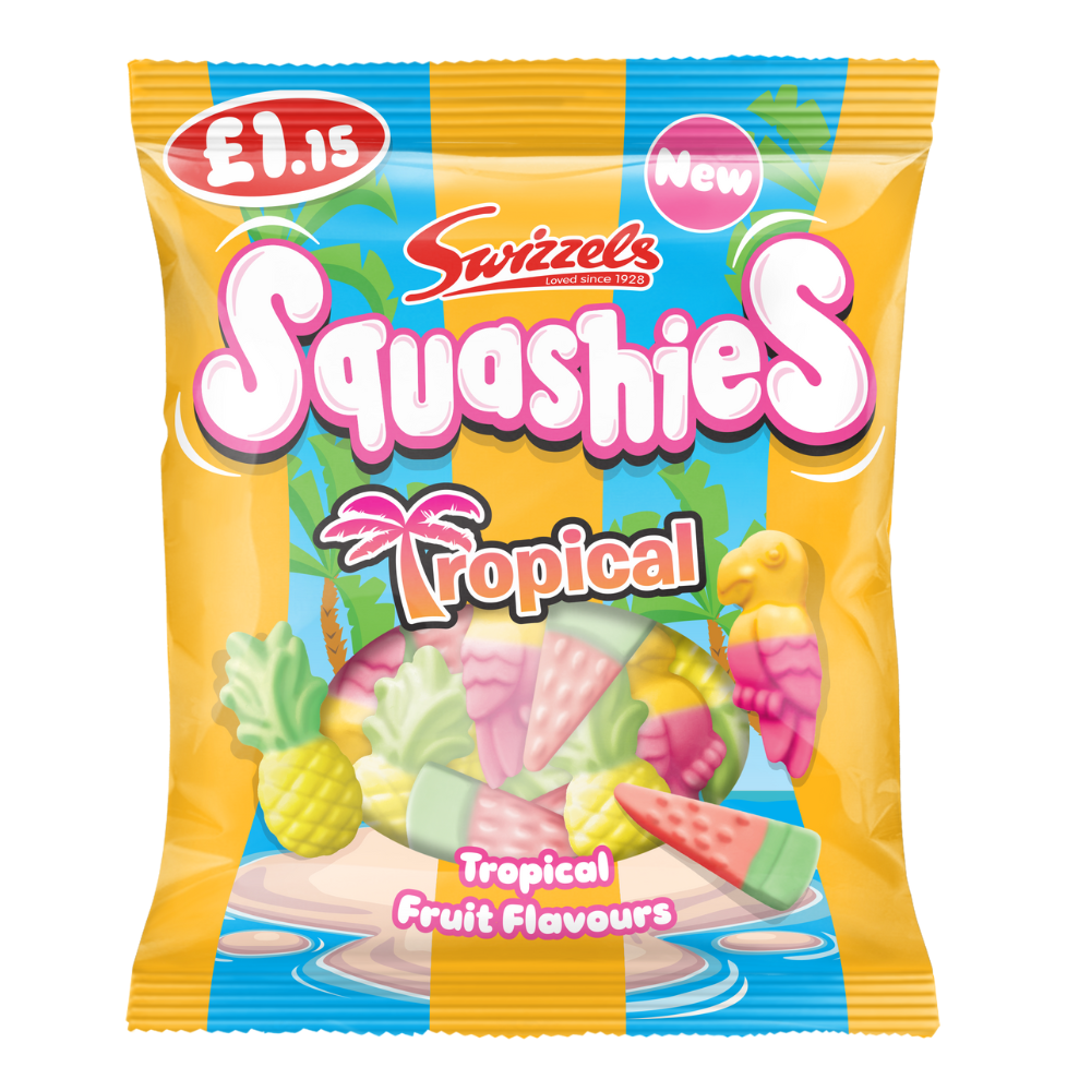 Squashies Tropical Fruit Flavour 100g